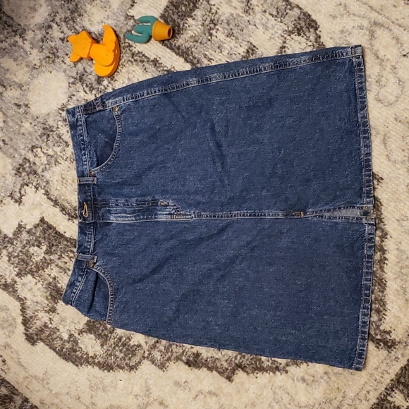 Vintage Eddie Bauer denim skirt - Picture 1 of 6